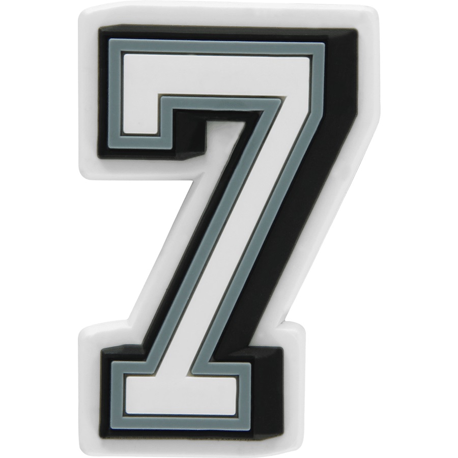 Jibbitz B&W Number 7