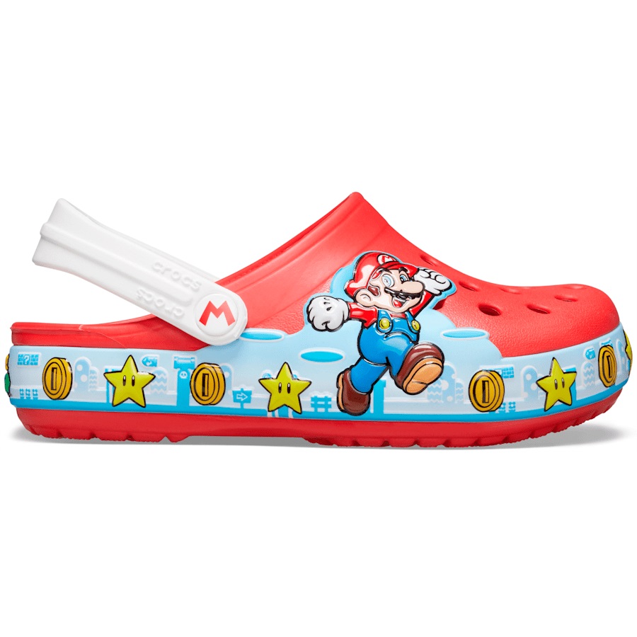 Toddler Crocs Fun Lab Super Mario Lights Clog